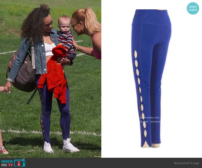 Sport Knockout Leggings by Victoria Secret worn by Ashley Darby on The Real Housewives of Potomac