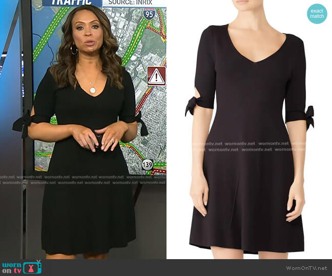 525 America Tie Sleeve Knit Dress worn by Adelle Caballero on Today
