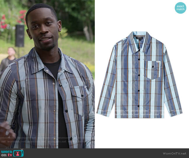 WornOnTV: Chris’s blue striped shirt on Reasonable Doubt | Clothes and ...