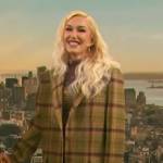 Gwen Stefani’s plaid blazer on The Drew Barrymore Show