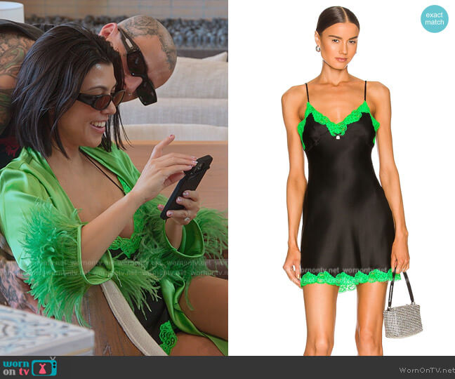 Alexander Wang Slip Dress worn by Kourtney Kardashian (Kourtney Kardashian) on The Kardashians