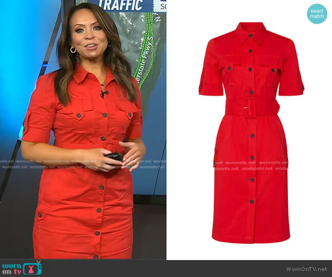 Derek Lam Collective Utility Dress worn by Adelle Caballero on Today