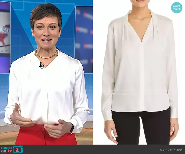 WornOnTV: Stephanie’s white blouse on Today | Stephanie Gosk | Clothes ...