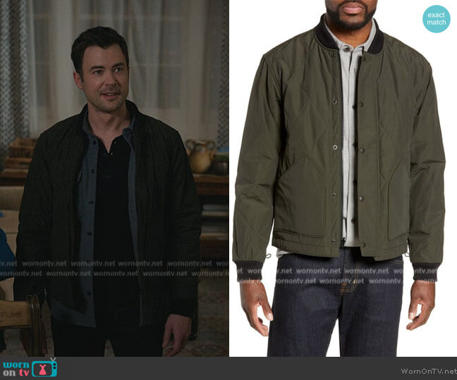 Filson Quilted Pack Water-Resistant Jacket worn by (Matt Long) on Manifest