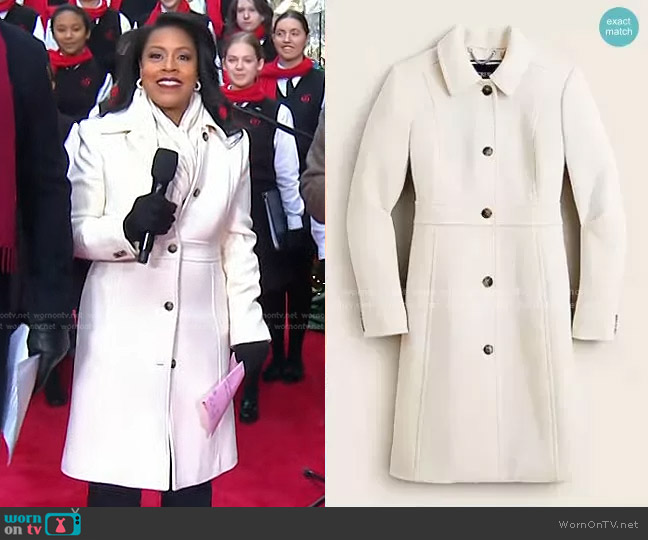 WornOnTV: Sheinelle’s white coat on Today | Sheinelle Jones | Clothes ...