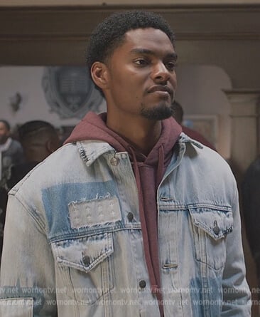 JR’s denim patch jacket on All American Homecoming