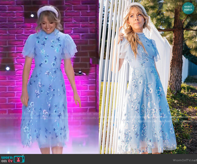 Jessakae Wander Dress worn by Lindsey Stirling on The Kelly Clarkson Show