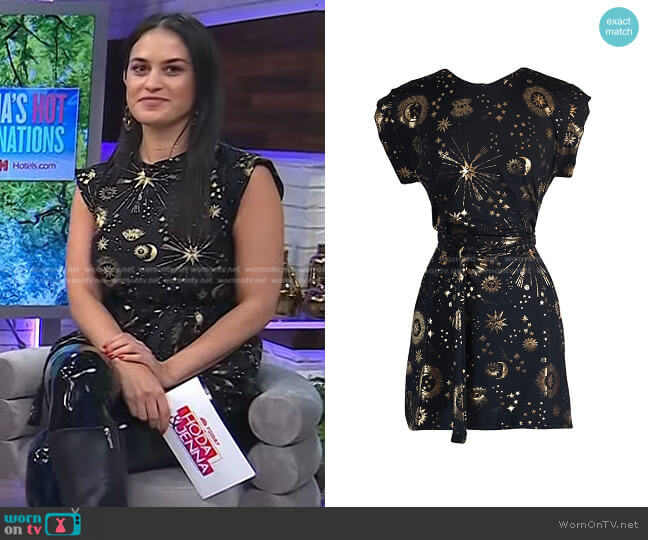 Jennafer Grace Celestia Top worn by Donna Farizan on Today