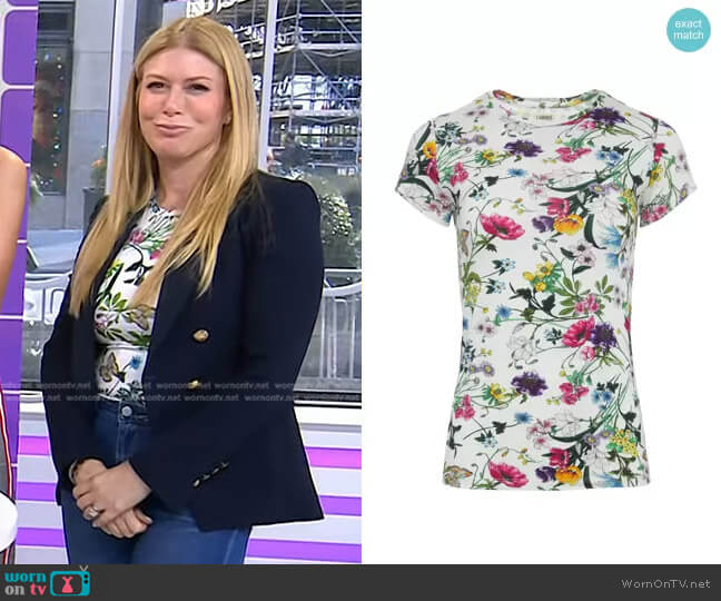L'Agence Ressi Tee worn by Jill Martin on Today