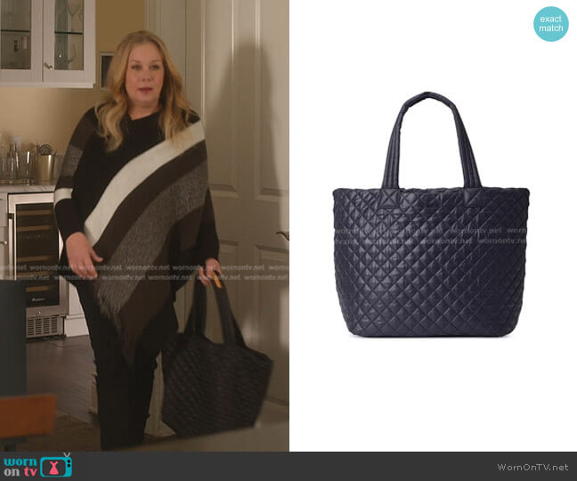 MZ Wallace Metro Large Quilted Tote Bag worn by Jen Harding (Christina Applegate) on Dead to Me