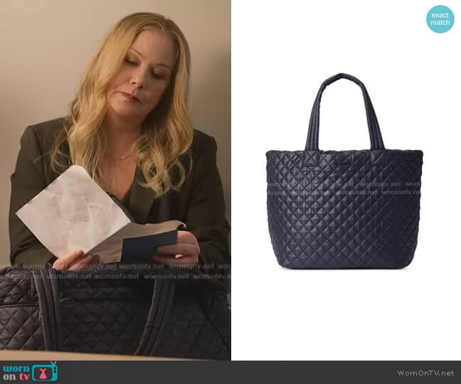 WornOnTV: Jen’s black quilted tote on Dead to Me | Christina Applegate ...