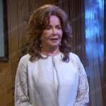 Maggie’s white lace jacket on Days of our Lives