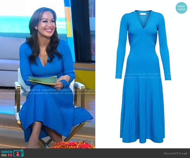 Jonathan Simkhai Melba Dress worn by Eva Pilgrim on Good Morning America