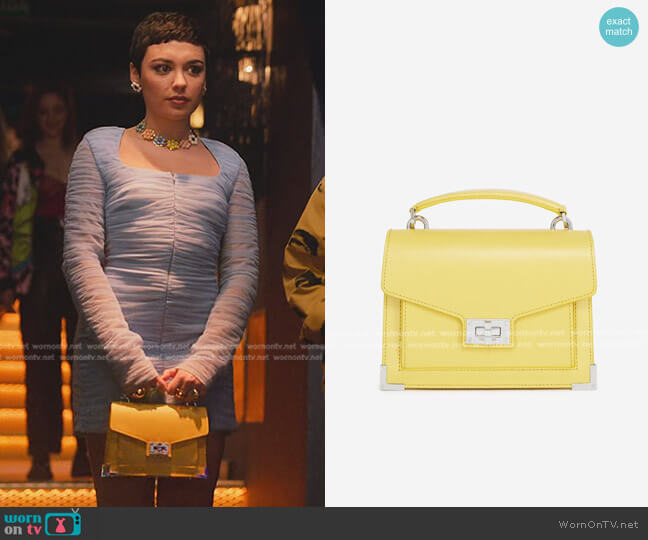 The Kooples Mini Emily Bag worn by Ari Blanco (Carla Diaz) on Elite