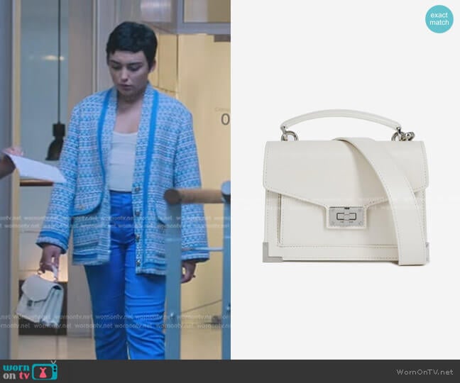 The Kooples Mini Emily Bag worn by Ari Blanco (Carla Diaz) on Elite