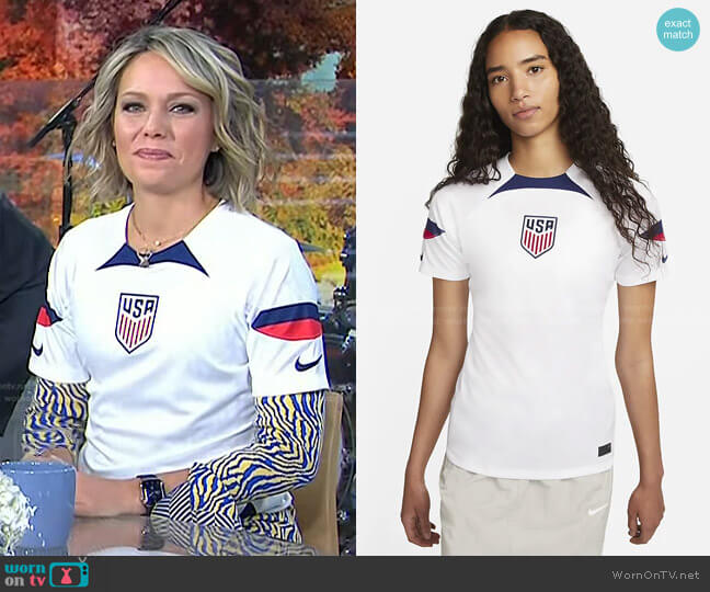 Nike Nike Dri-FIT Soccer Jersey USMNT worn by Dylan Dreyer on Today