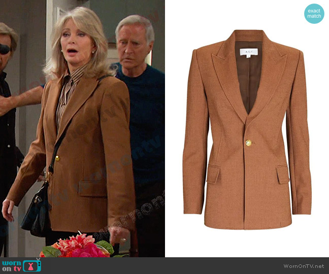 Sedgwick Single-Breasted Blazer by A.L.C. worn by Marlena Evans (Deidre Hall) on Days of our Lives