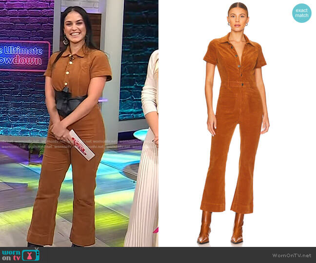 Show Me Your Mumu Cropped Everhart Jumpsuit worn by Donna Farizan on Today