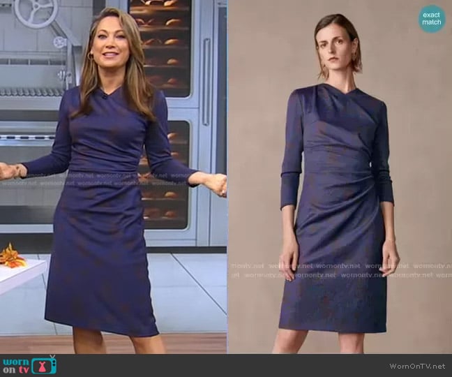 The Fold London Belgravia Dress worn by Ginger Zee on Good Morning America