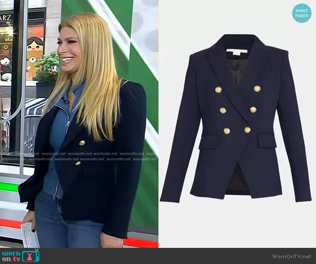 Veronica Beard Miller Dickey Jacket worn by Jill Martin on Today
