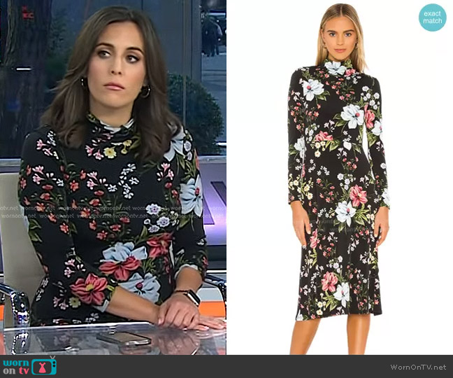 Yumi Kim Stargaze Dress worn by Hallie Jackson on Today