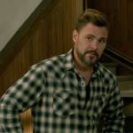 Adam’s checked shirt on Chicago PD