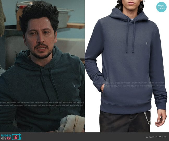 All Saints Raven Hoodie worn by Eagan Tehrani (Ali Lopez-Sohaili) on Manifest