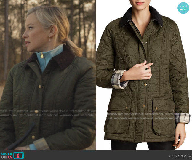 Barbour Beadnell Polarquilt Jacket worn by Barbara Whitmore (Amy Smart) on Stargirl