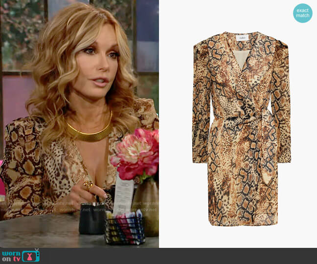 ba&sh Roxy Snake Print Dress worn by Lauren Fenmore (Tracey Bregman) on The Young and the Restless