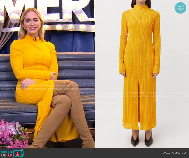 Camilla and Marc Isola Dress worn by Emily Blunt on Good Morning America
