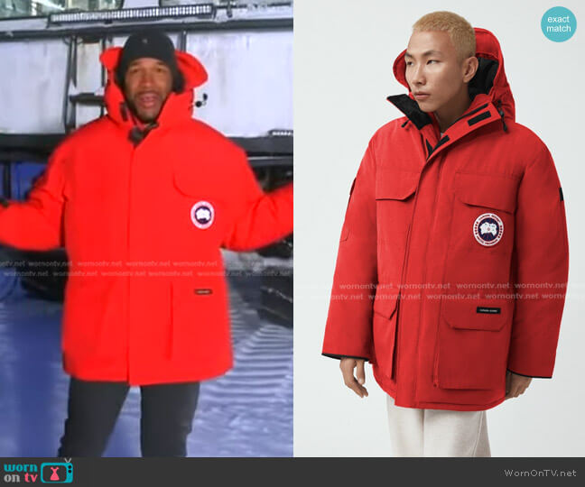 Canada Goose Expedition Parka worn by Michael Strahan on Good Morning America