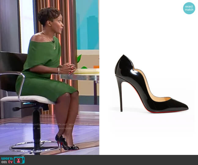 WornOnTV: Patrice Gordon’s green dress and black pumps on CBS Mornings ...