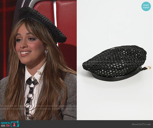 WornOnTV: Camila's black mesh corset dress on The Voice, Camila Cabello