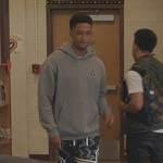 Damon’s black zig-zag print shorts on All American Homecoming