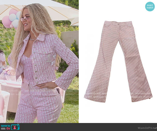 Christian Dior Trousers worn by Khloe Kardashian (Khloe Kardashian) on The Kardashians
