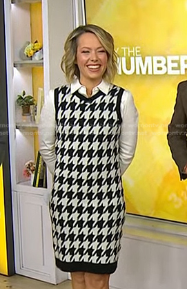 Dylan's houndstooth dress on Today