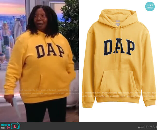 Gap Dan DAP Hoodie worn by Whoopi Goldberg on The View