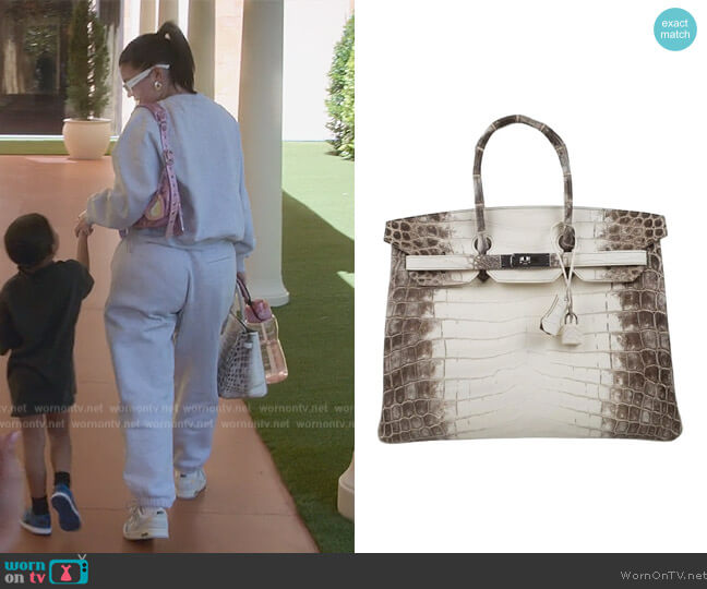 Birkin 35 Bag by Hermes worn by Kylie Jenner (Kylie Jenner) on The Kardashians