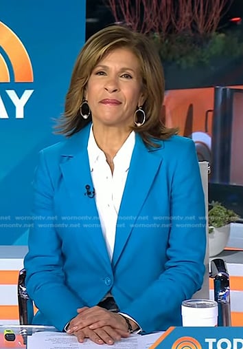 Hoda’s blue blazer on Today