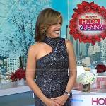 Hoda’s sequin sleeveless dress on Today