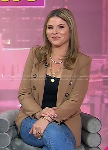 Jenna’s beige double breasted blazer on Today