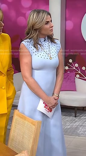 Jenna’s light blue eyelet dress on Today