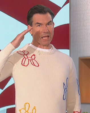 Jerry’s balloon dog sweater on The Talk