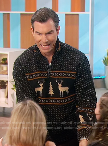 Jerry’s Christmas sweater on The Talk
