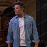 Johnny’s western denim shirt on Days of our Lives