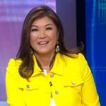 Juju’s yellow jacket on Good Morning America