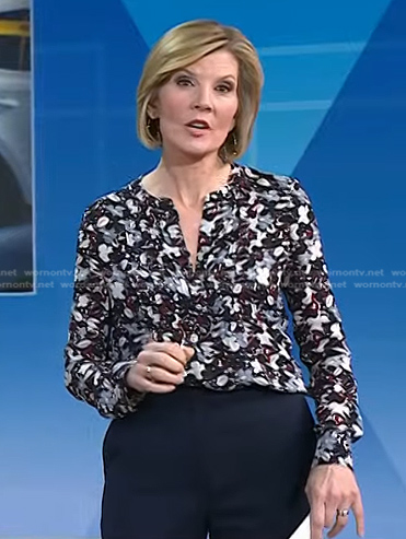 Kate’s floral blouse on NBC News Daily