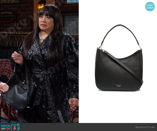 Kate Spade Large Roulette Shoulder Bag worn by Paulina Price (Jackée Harry) on Days of our Lives