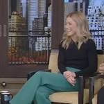Kelly’s green pants on Live with Kelly