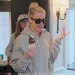 Khloe’s square sunglasses on The Kardashians